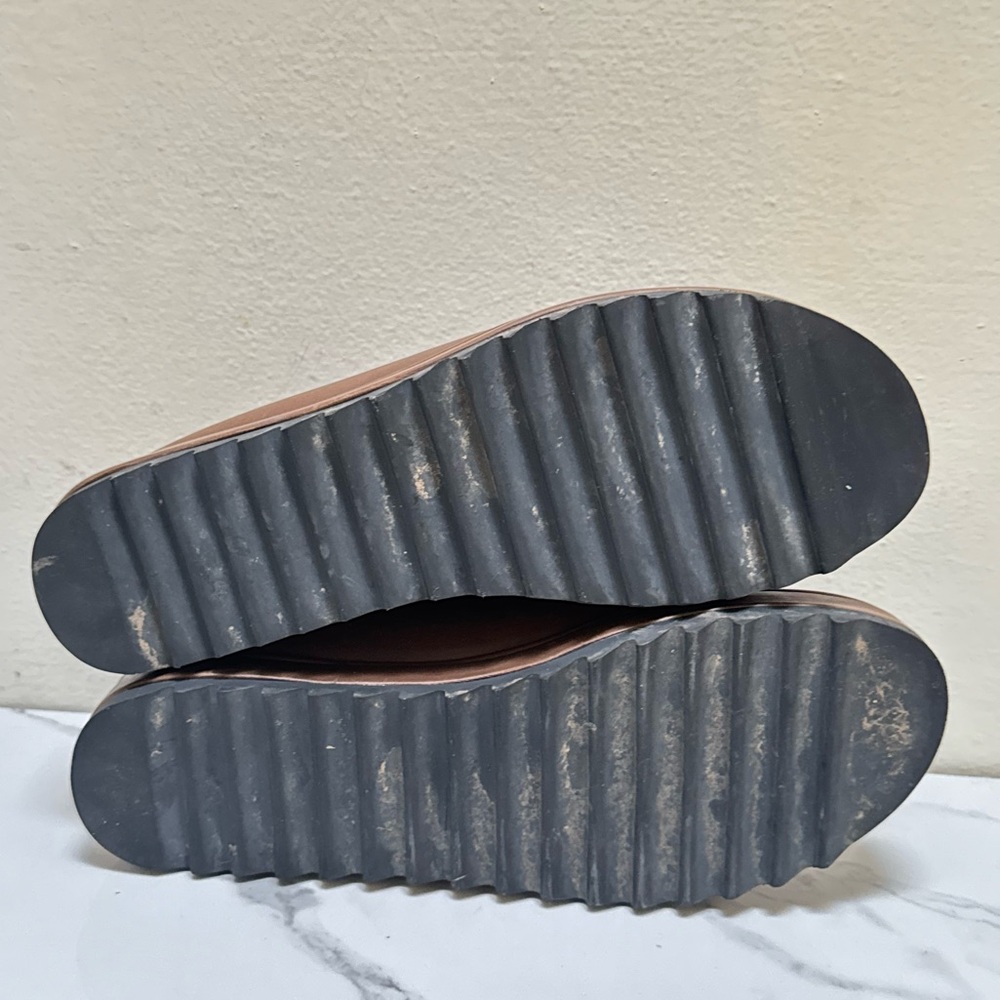 Lauren Manoogian Brown Leather Moto Mules - Picture 11 of 11